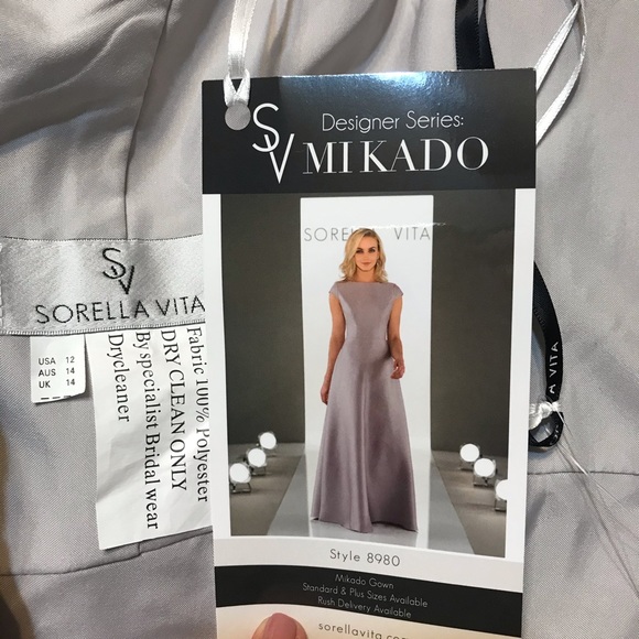Sorella Vita ⚜️ Mikado Open Back Dress - Picture 3 of 6